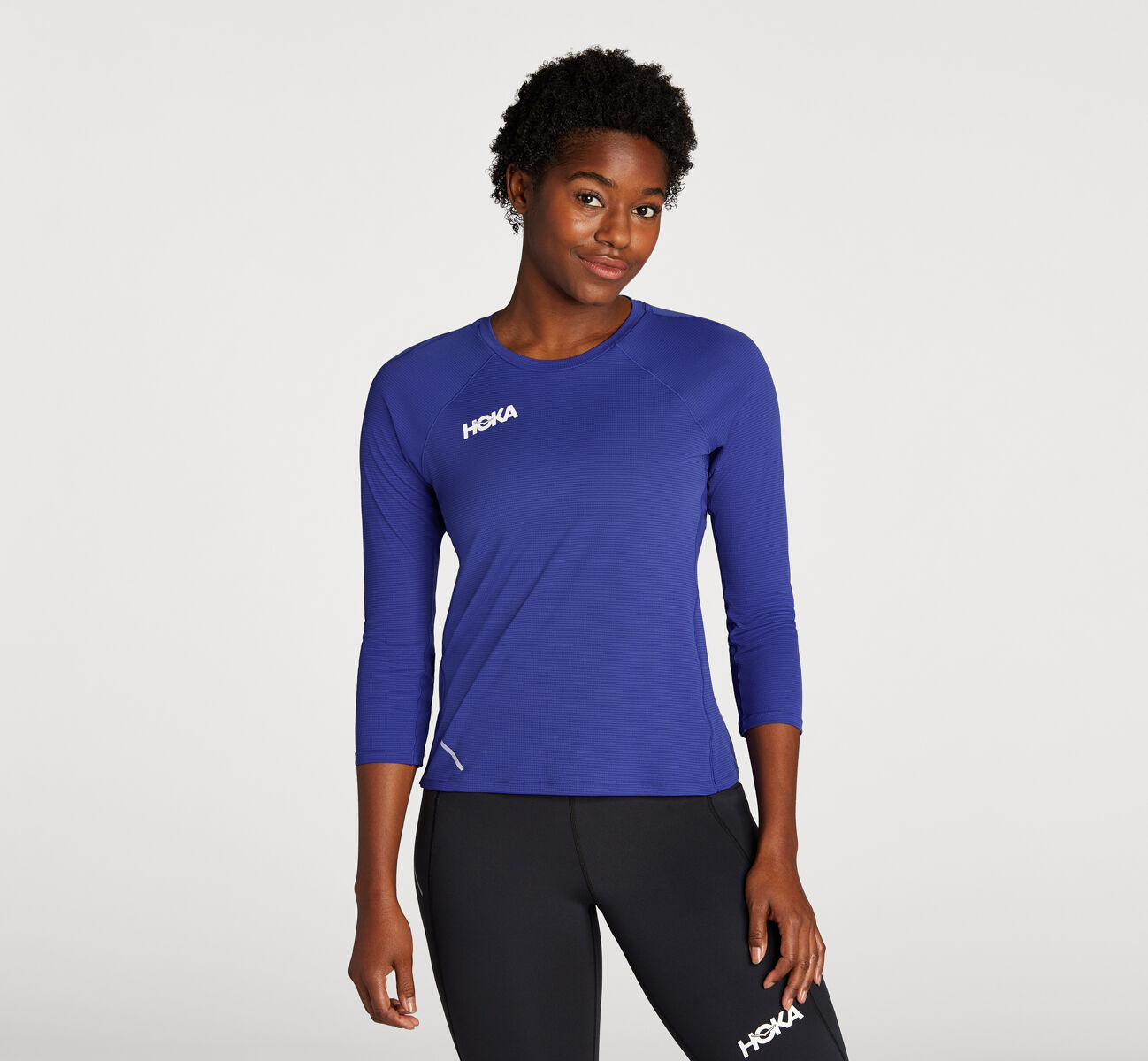Details about   Hoka One One Running Gear Red Logo NWOT Jersey Women's Top Shirt XS V Neck 
