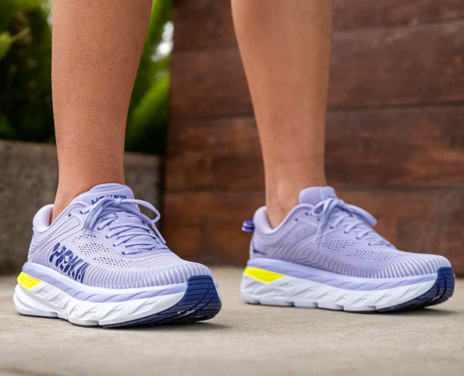 hoka bondi 7 lavender