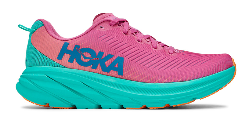 Zapatillas Hoka W Rincon 3 Fucsia/Verde Mujer