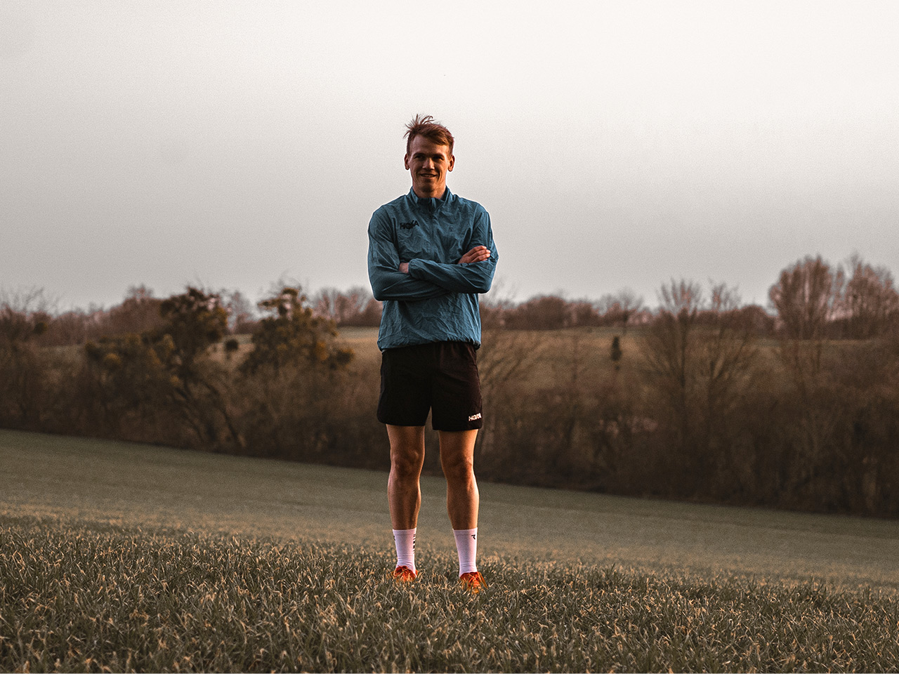 Ruben standing in the field