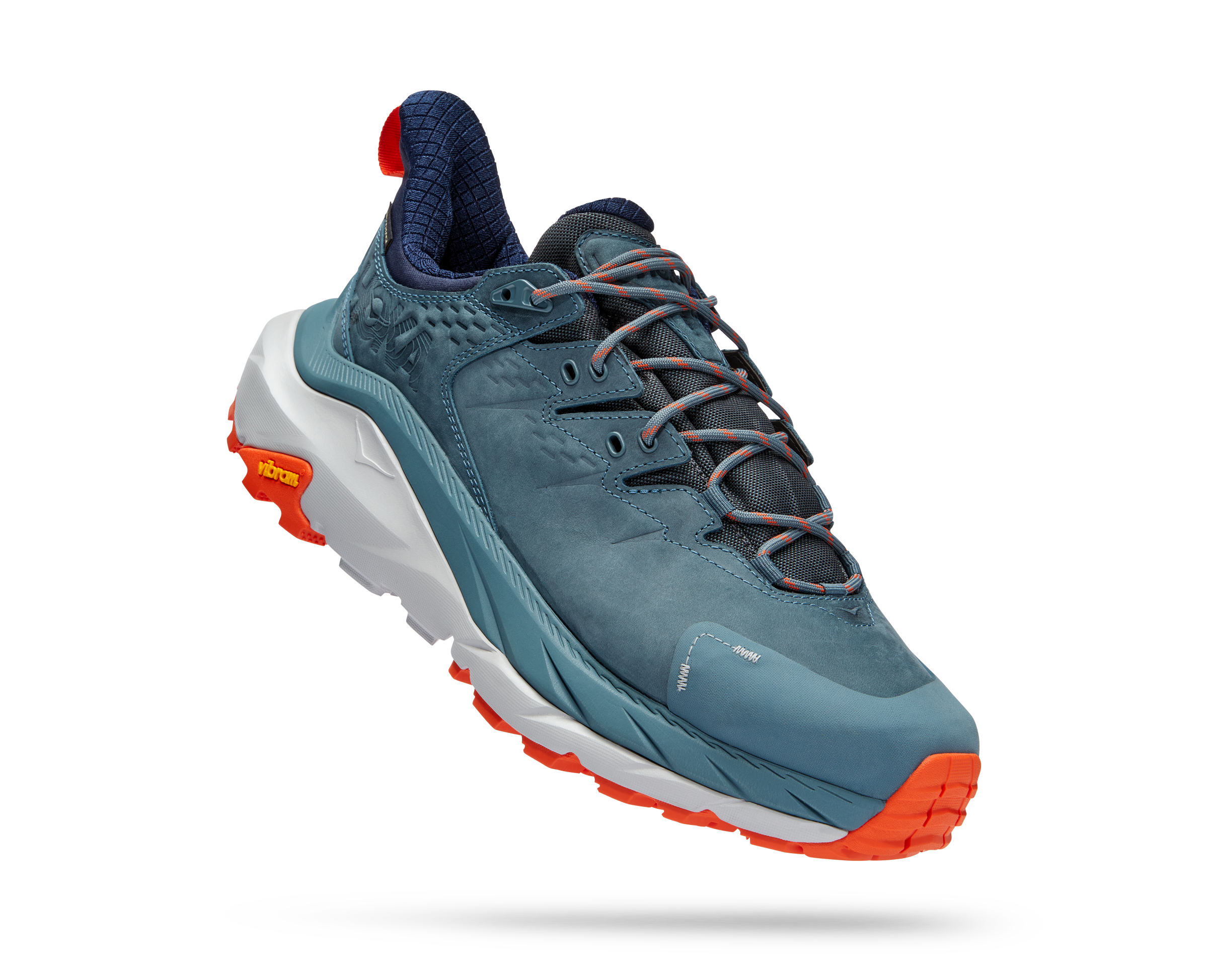 HOKA Men's Kaha 2 Low GORE-TEX Hiking Shoes in Goblin Blue/Harbor Mist - 1123190-GBHM