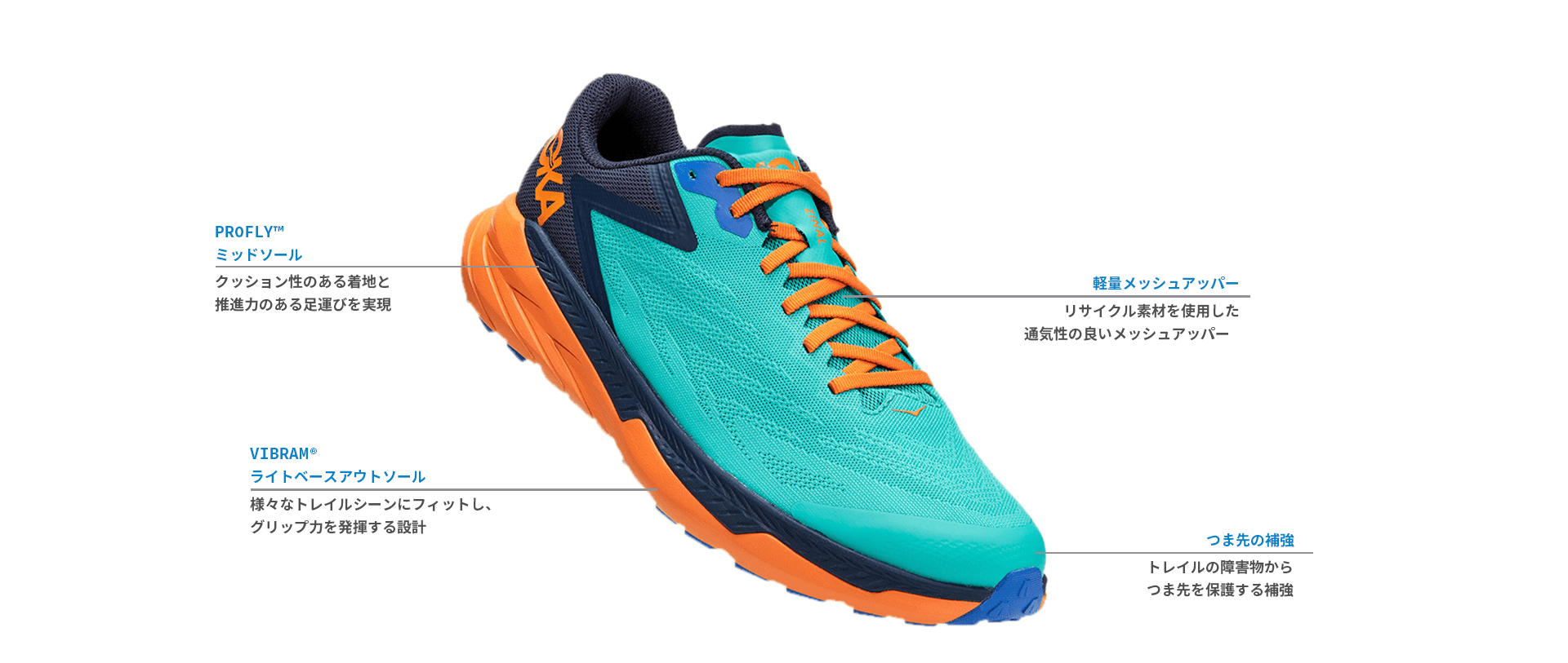 HOKA®公式サイト【ジナール|ZINAL 1119400-S | レディース】ホカ オネオネ™