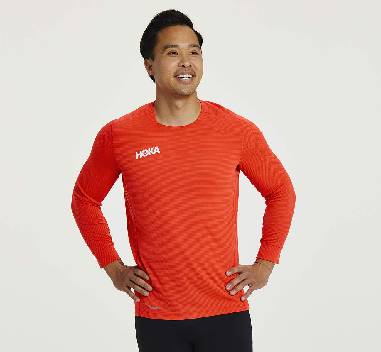 使い勝手の良い for Sleeve 3/4 Performance HOKA® Men HOKA® | 陸上用シャツ