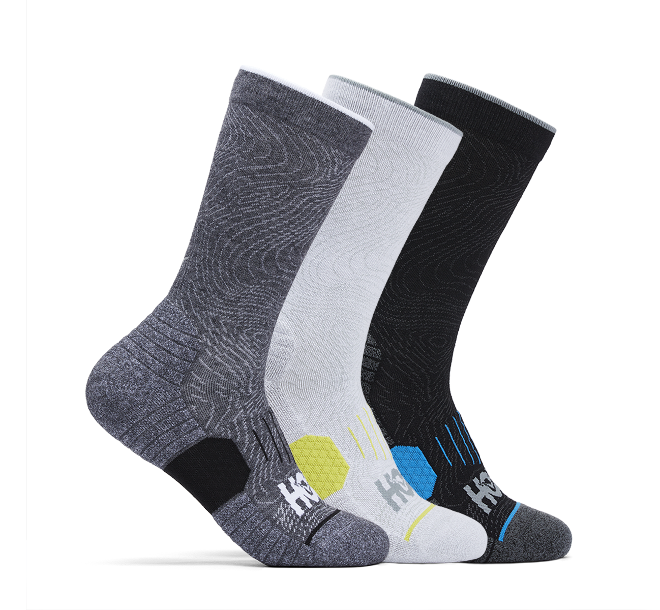 HOKA® Crew Run Sock 3-Pack for | HOKA®