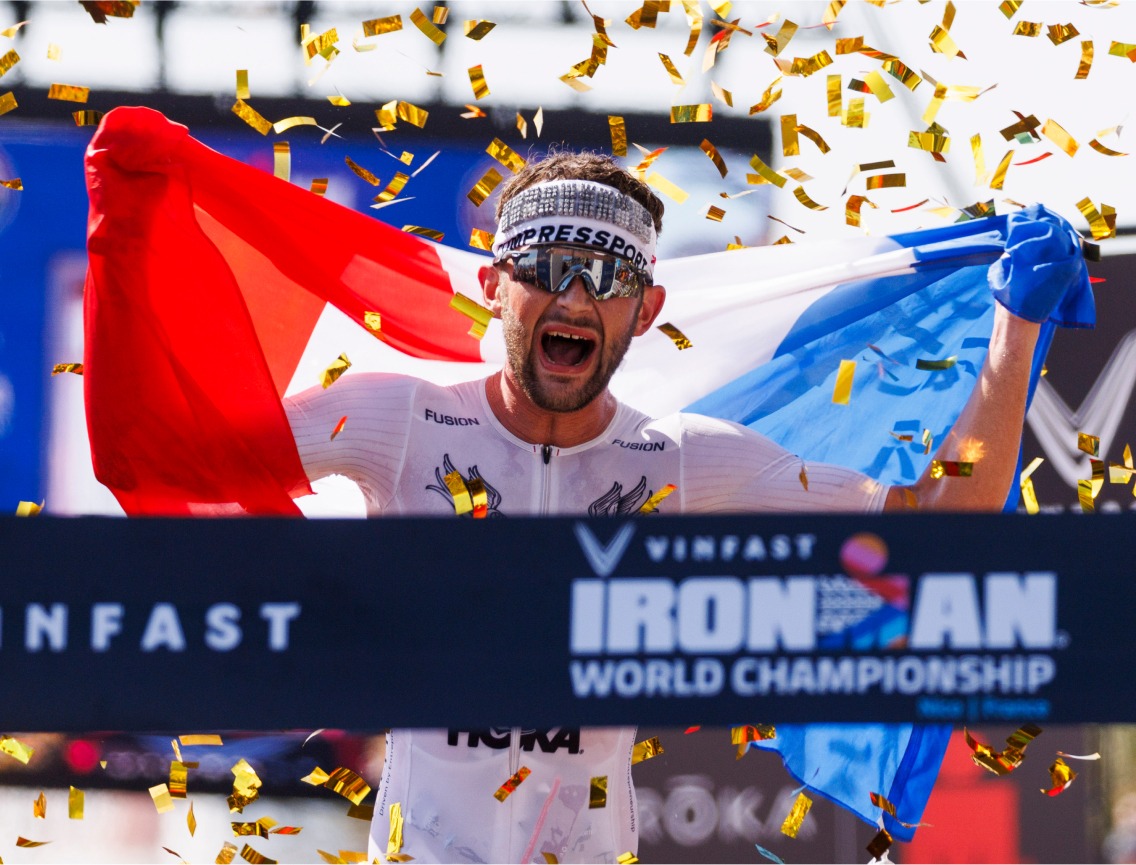 Sam Laidlow 2023 IRONMAN World Champion HOKA